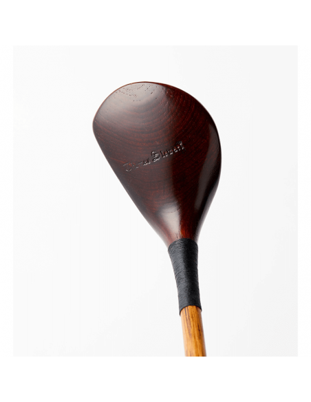 Brassie Wood by Tom Stewart. Top of head view. For playing hickory golf.