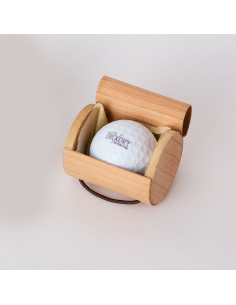 Hickory Golf Ball in Wood Box 2
