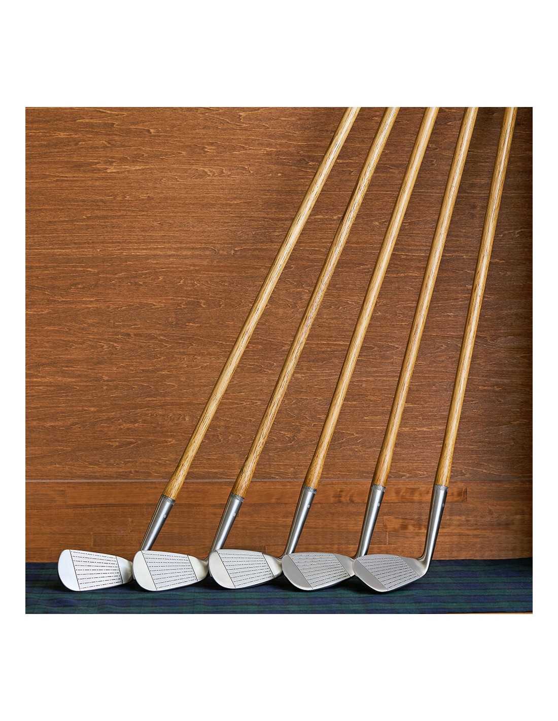 タッドムーア スターOAヒッコリーゴルフアイアン5本セット