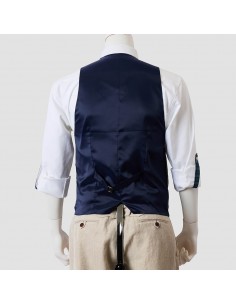 Hickory 1881 クラシックベスト（ネイビーブルー） 2