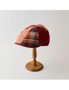 Hickory 1881 ツイードキャップ （赤タータン）