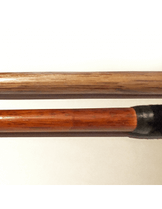 ヒッコリーゴルフシャフトのアンティークカラーへの染め替え