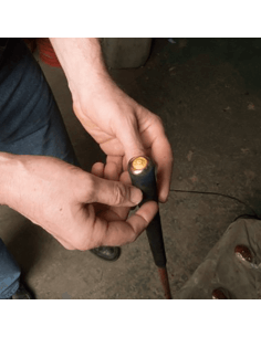 ヒッコリークラブシャフトの長さ調節